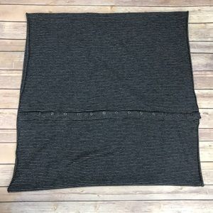 Lululemon Mini Check Black Pique Vinyasa Scarf